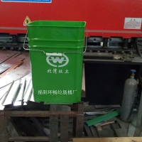 直营天水市 户外金属分类垃圾桶 小区带锁果皮箱 垃圾箱