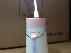 厂商生产可加LOGO圆柱形带USB带灯加湿器（电池版）图2