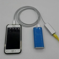 iPhone百兆网卡Lightning转RJ45 USB充电