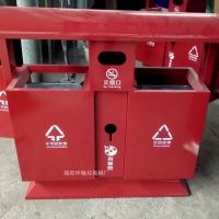 厂家直销 洛阳市景区环卫垃圾桶 户外分类果皮箱