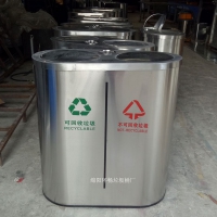 供应景区环保垃圾箱 户外不锈钢垃圾桶 环保果皮箱