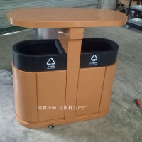 供应绍兴市酒店大厅垃圾箱 分类钢制垃圾桶 果皮箱