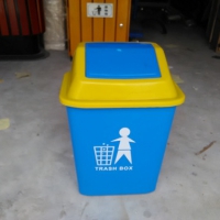 供应江西市图书馆垃圾桶 弹盖户外垃圾桶果皮箱垃圾箱