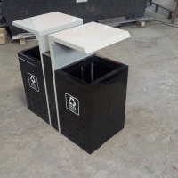 供应广安市城市环卫垃圾箱 户外分类垃圾桶果皮箱