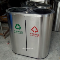 供应乐山市景区垃圾桶 不锈钢分类垃圾箱果皮箱