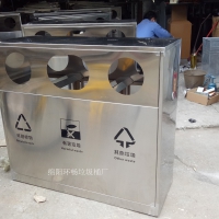 供应临汾市机场分类垃圾箱 户外不锈钢垃圾桶果皮箱