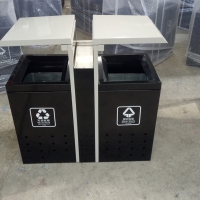 供应广安市公园分类垃圾箱 户外垃圾箱果皮箱