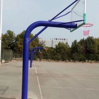 圆管篮球架的安装方法