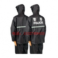 警察雨衣，警察分体式雨衣，警察防雨服
