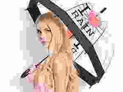 透明伞,晴雨伞,PVC伞图2