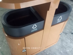 都江堰垃圾桶 旅游胜地垃圾箱款式 户外垃圾桶图2