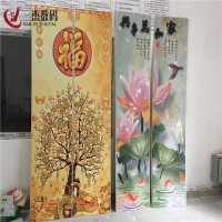 徐州浴室玻璃门uv彩绘机环保耐用