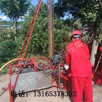 新疆30米气动山地钻机 石油物探钻机 打石头的钻机