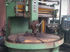 2.3米大连兴胜立式车床型号C5123A，二手2.3米立车图1