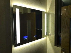 定制时间温度浴室镜功能家居浴室防雾镜智能家居（招代理加盟）图2
