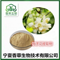 苦柚花提取物55:1 柚子花浓缩浸膏现货  柚花粉批发