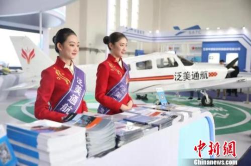 2019四川国际航空航天展览会现场。 钟欣 摄