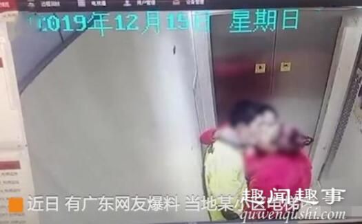 啥操作？外卖员电梯里突然被两女子献吻 监控记录全程