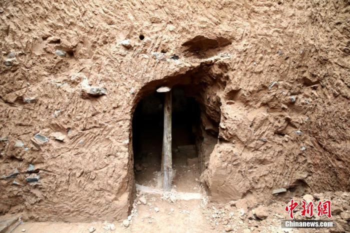 薛绍墓墓道南壁。 <a target='_blank' href='http://www.chinanews.com/'>中新社记者 张远 摄 点击进入下一页
