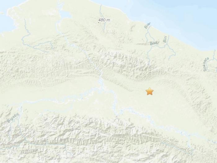 印尼巴布亚省北部发生4.9级地震震源深度35公里