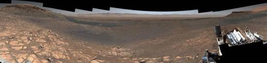 3月5日消息，美国宇航局公布了“好奇号”火星探测器拍摄到的迄今为止最高分辨率的火星全景照片。图片来源：NASA官网