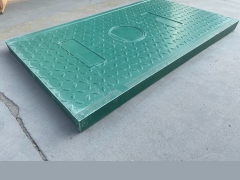 配电房电缆沟盖板长方形电力井盖 电力检查复合树脂电力盖板图2