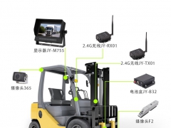 7寸叉车无线盲区监控系统 叉车专用实时监控倒车影像叉车监控图2