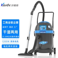 可以吸尘吸水的吸尘器凯德威工商业吸尘器DL-1232移动方便