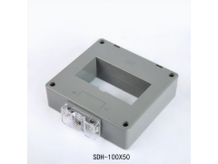 SDH-100X50阻燃外壳低压交流电流互感器方孔铜排图3