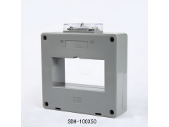 SDH-100X50阻燃外壳低压交流电流互感器方孔铜排图2