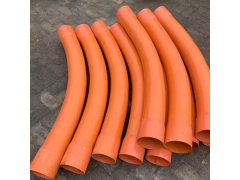 陕西神木市PVC电力管弯头供应 风电装机过轨大弯 135度承插弯头图2