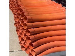 PVC高压电力管弯头 45度/90度大弯 风机基础弯管图2