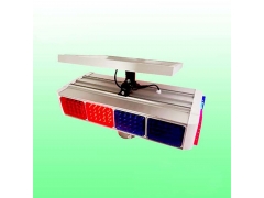 太阳能四面爆闪灯 铝壳太阳能警示灯交通设施厂家图2