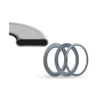 Metal Jacketed Gasket, Flexible Graphite Filler, Steel Sheet