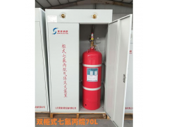 七氟丙烷灭火器双柜式气体灭火装置GQQ70*2灭火药剂机房商用图2