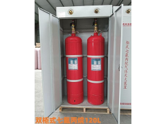 厂家直销 柜式七氟丙烷灭火装置GQQ120*2 机房配电室专用图1