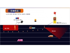 贵州高速施工防闯入声光摇旗机 便携式声光摇旗报警器生产厂家图3