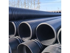 HDPE 双壁波纹管大口径市政排污管 DN300/600/800 地埋雨水排水波纹管图2